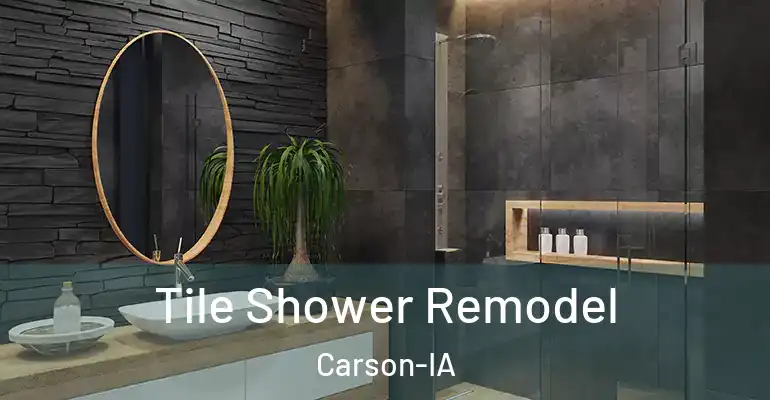 inner Bathroom imggen Tile Shower Remodel Carson-IA